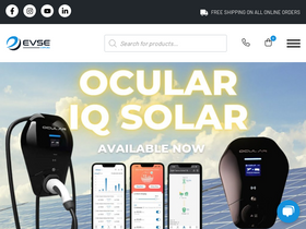 'evse.com.au' screenshot