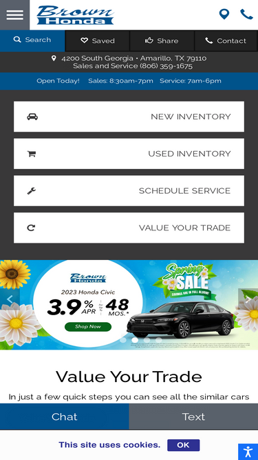 brownhondaamarillo.com