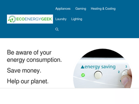 'ecoenergygeek.com' screenshot