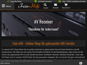 'fein-hifi.de' screenshot