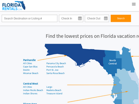 'floridarentals.com' screenshot