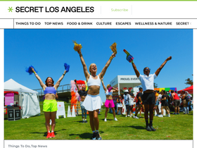 'secretlosangeles.com' screenshot