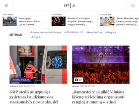 'lrt.lt' screenshot