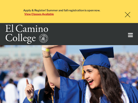 'elcamino.edu' screenshot