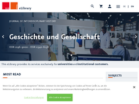 'vr-elibrary.de' screenshot
