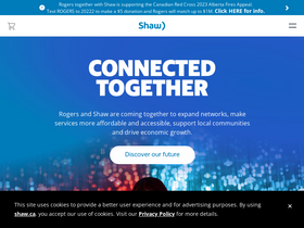 'shawcable.net' screenshot