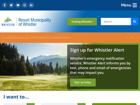 'whistler.ca' screenshot