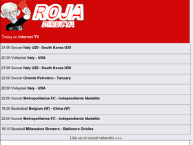 'rojadirectatv.at' screenshot