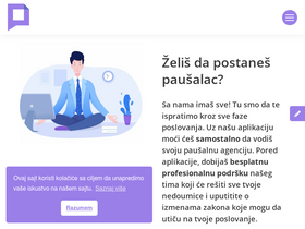 'pausal.rs' screenshot