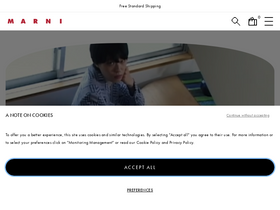 'marni.com' screenshot