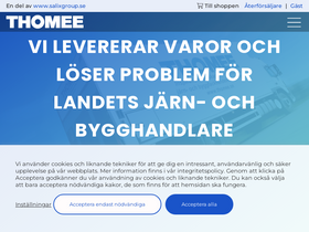 'thomee.se' screenshot