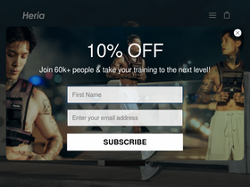 'chrisheria.com' screenshot