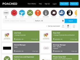 'poachedjobs.com' screenshot