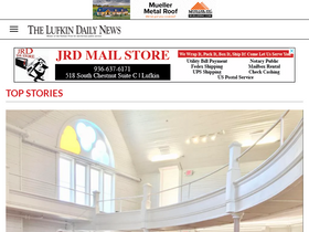 'lufkindailynews.com' screenshot