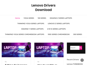 'lenovo-drivers.com' screenshot
