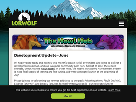 'lorwolf.com' screenshot