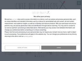 'cutediyprojects.com' screenshot