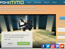 'pokemmo.com' screenshot