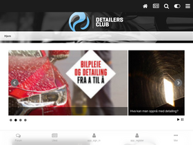 'detailersclub.no' screenshot