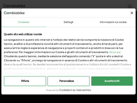 'cambiobike.it' screenshot