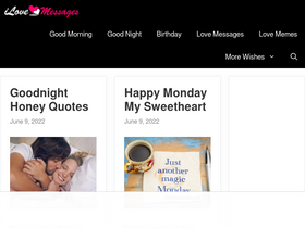 'ilovemessages.org' screenshot