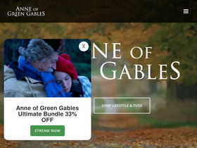 'anneofgreengables.com' screenshot