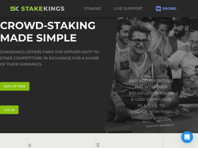 'stakekings.com' screenshot