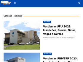 'vestibulares2023.com.br' screenshot