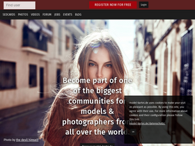 'anya.model-kartei.de' screenshot