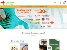 'apotekajankovic.rs' screenshot