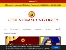 'cnu.edu.ph' screenshot