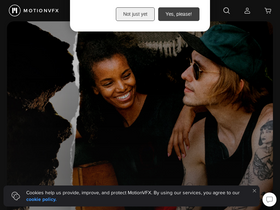 'motionvfx.com' screenshot