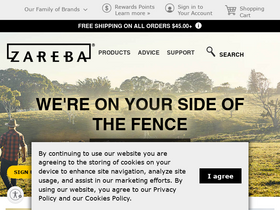 'zarebasystems.com' screenshot