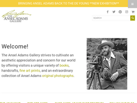 'anseladams.com' screenshot