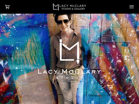 lacymcclary.com homepage screenshot