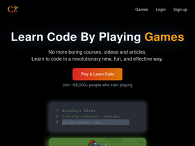 'codingfantasy.com' screenshot