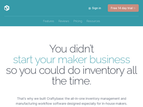 'craftybase.com' screenshot