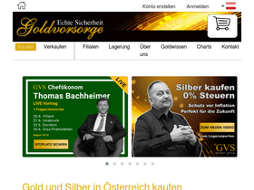 'goldvorsorge.at' screenshot
