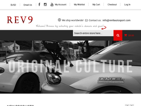 'rev9autosport.com' screenshot