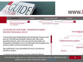 'leguidedupouvoir.fr' screenshot