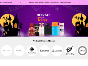 glopcosmetics.cl homepage screenshot