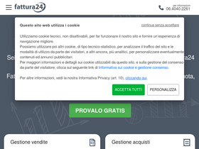 'fattura24.com' screenshot