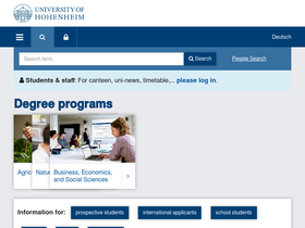 'uni-hohenheim.de' screenshot