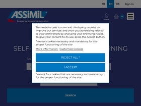 'assimil.com' screenshot