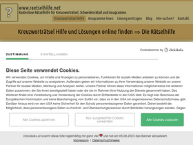 'raetselhilfe.net' screenshot
