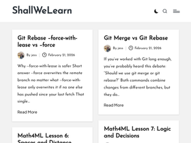 shallwelearn.com