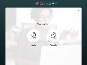 'coomeet.chat' screenshot