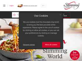 'slimmingworld.co.uk' screenshot