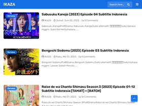 'ikaza.net' screenshot