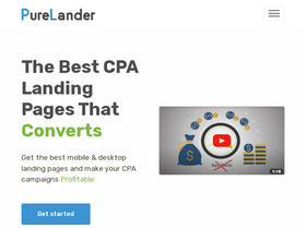 'purelander.com' screenshot